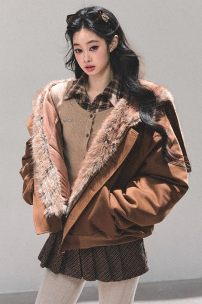 Plush Winter Padded Coat