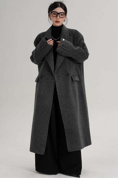 Elegant Long Wool Coat