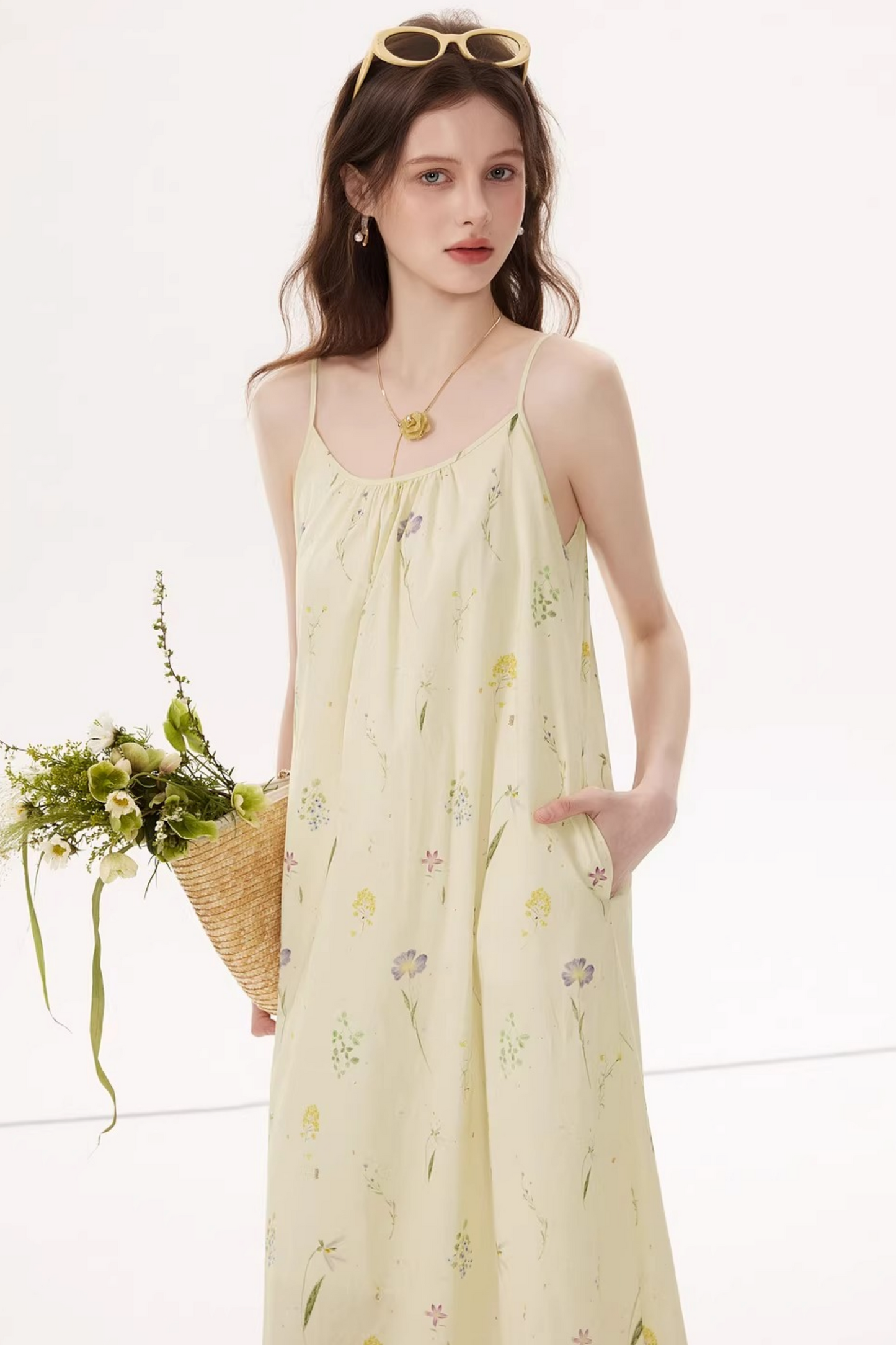 Spaghetti Strap Holiday Dress Set