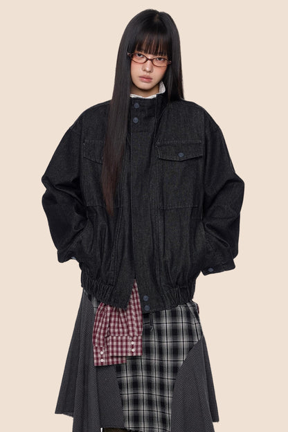 Autumn Vintage Denim Jacket