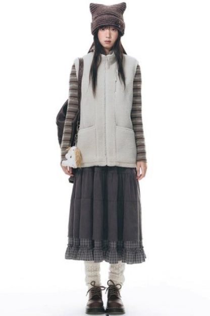 Striped Slimming Stretch Hoodie