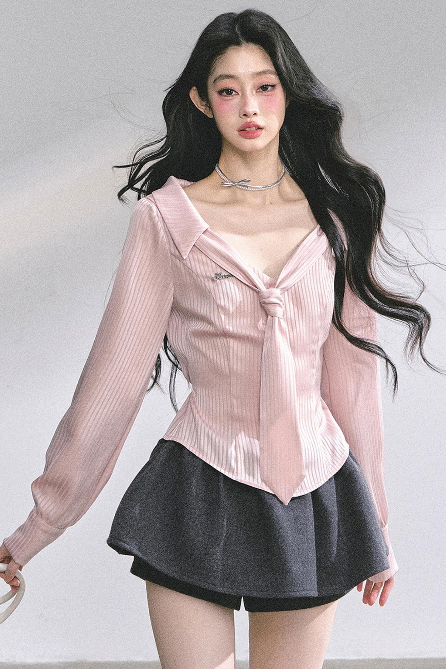 French Waist Slimming Sweet Top