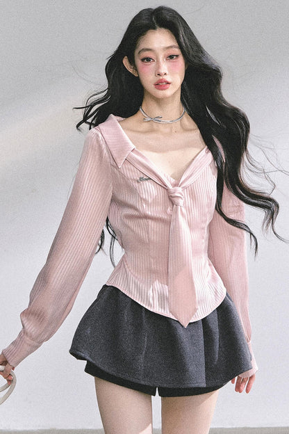 French Waist Slimming Sweet Top