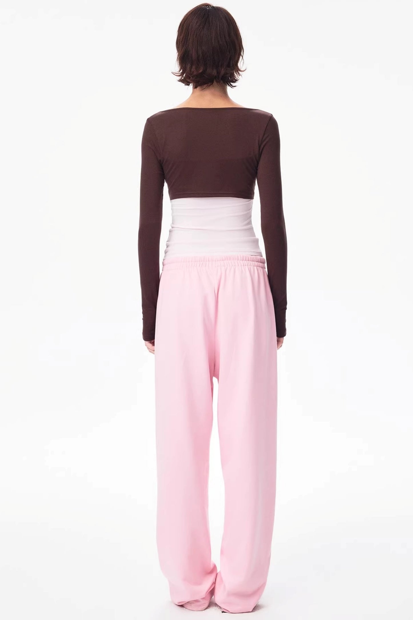 Color-Blocked Knot Design Top