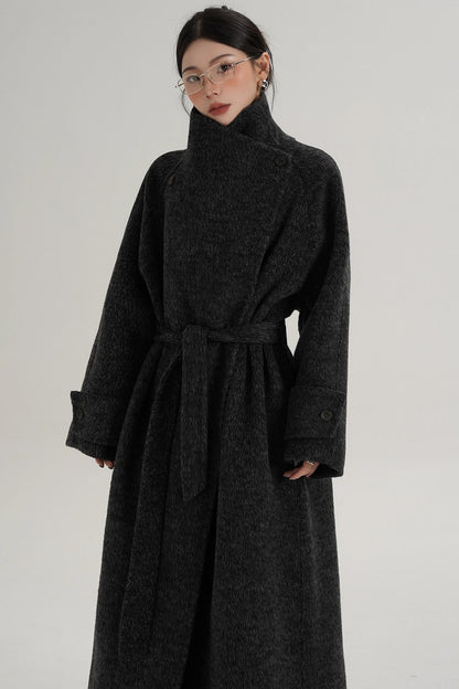 High-End Stand-Up Collar Coat