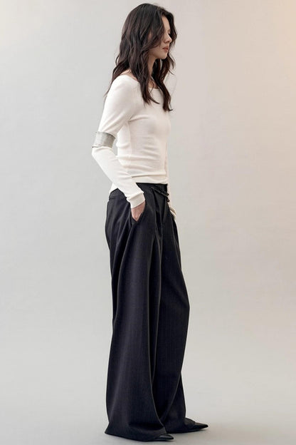 Cloud Yarn Long-sleeved Top