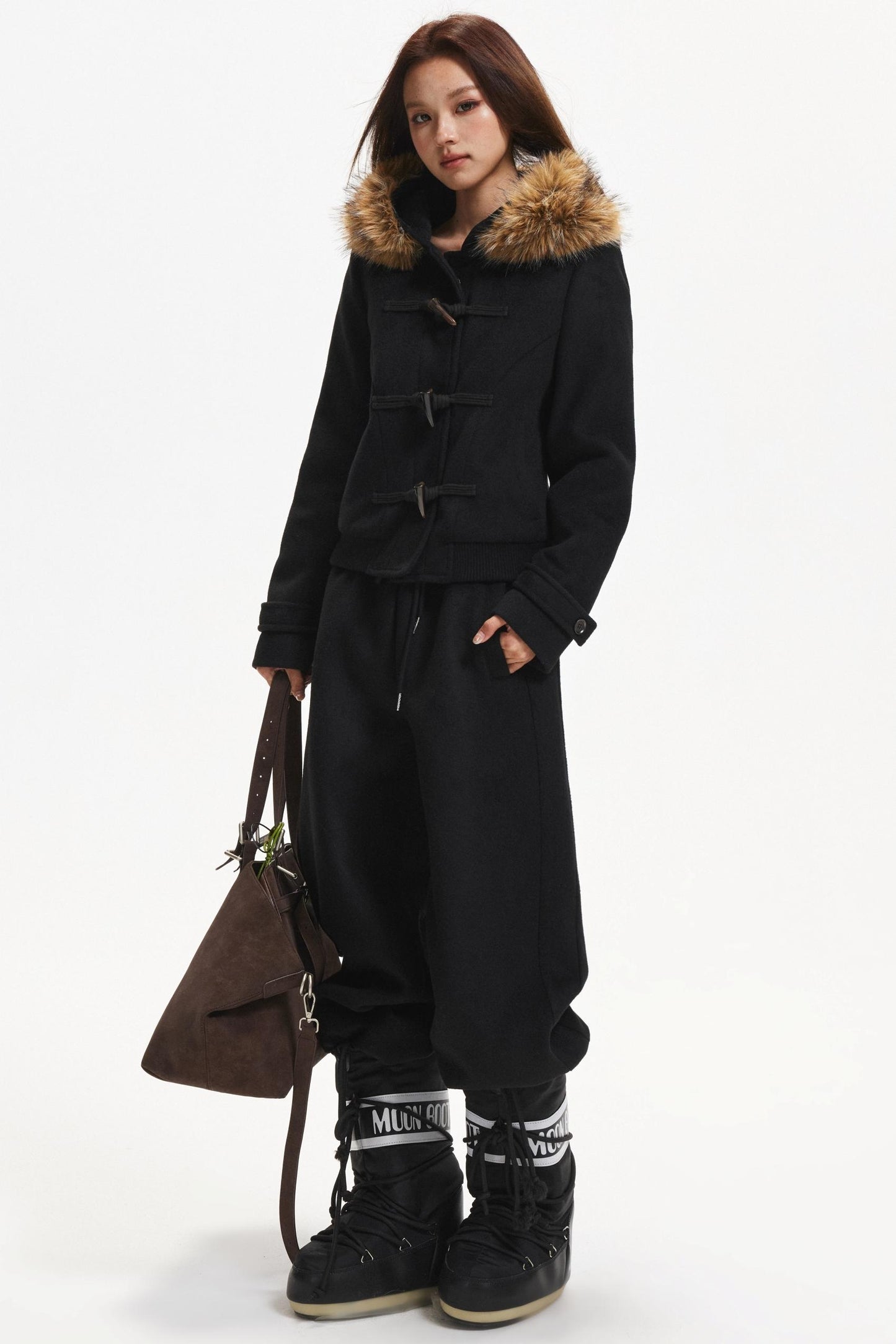 Retro Woolen Jacket & Pants Set-Up