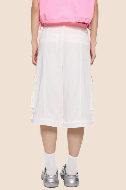 Removable Wide-Leg Slacks