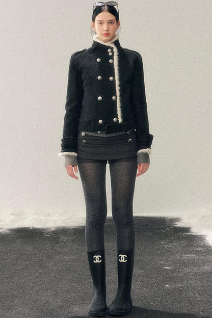 Whispers of Winter Thick Woolen Coat