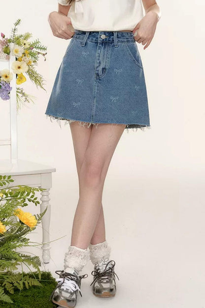 Sweet Sailor Collar Knit Top Set-Up