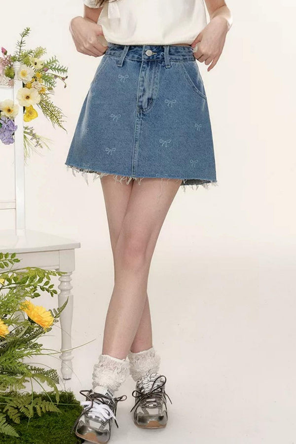 Sweet Sailor Collar Knit Top Set-Up