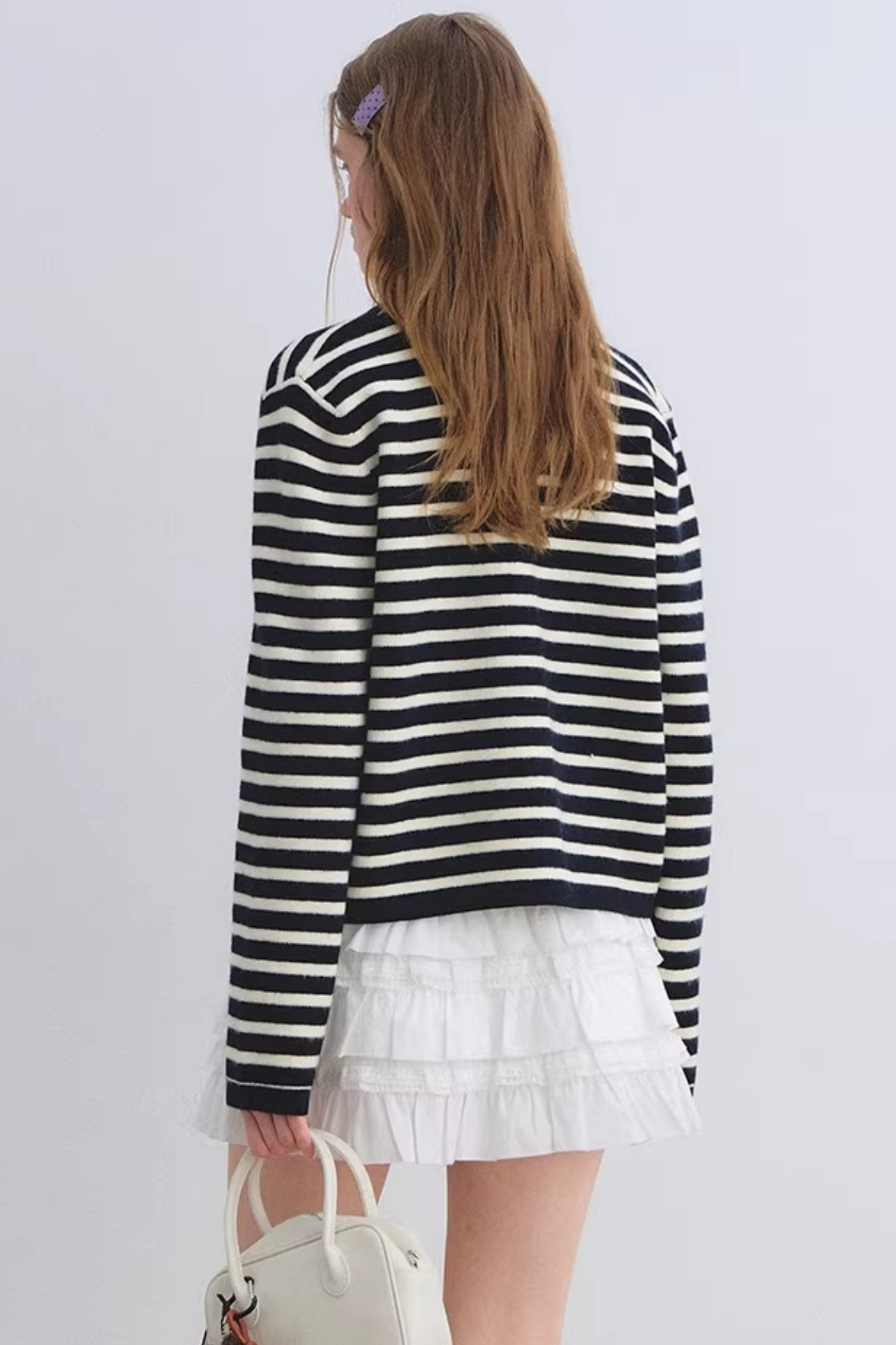 Wool Blend Retro Cardigan