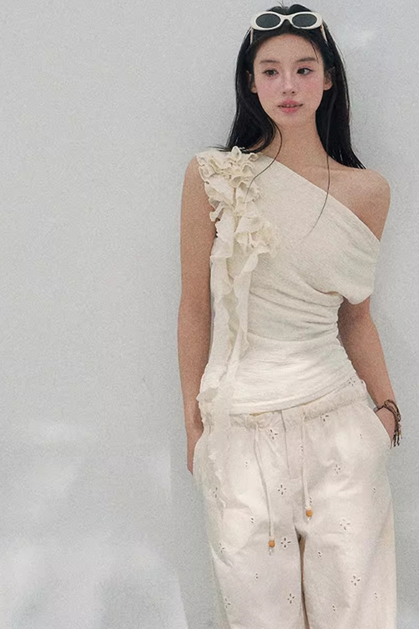 Light Whisper Ruffled Blouse