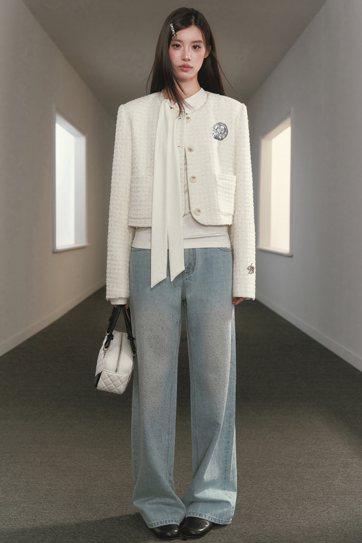 Slimming Waist-Cinching Turtleneck Top