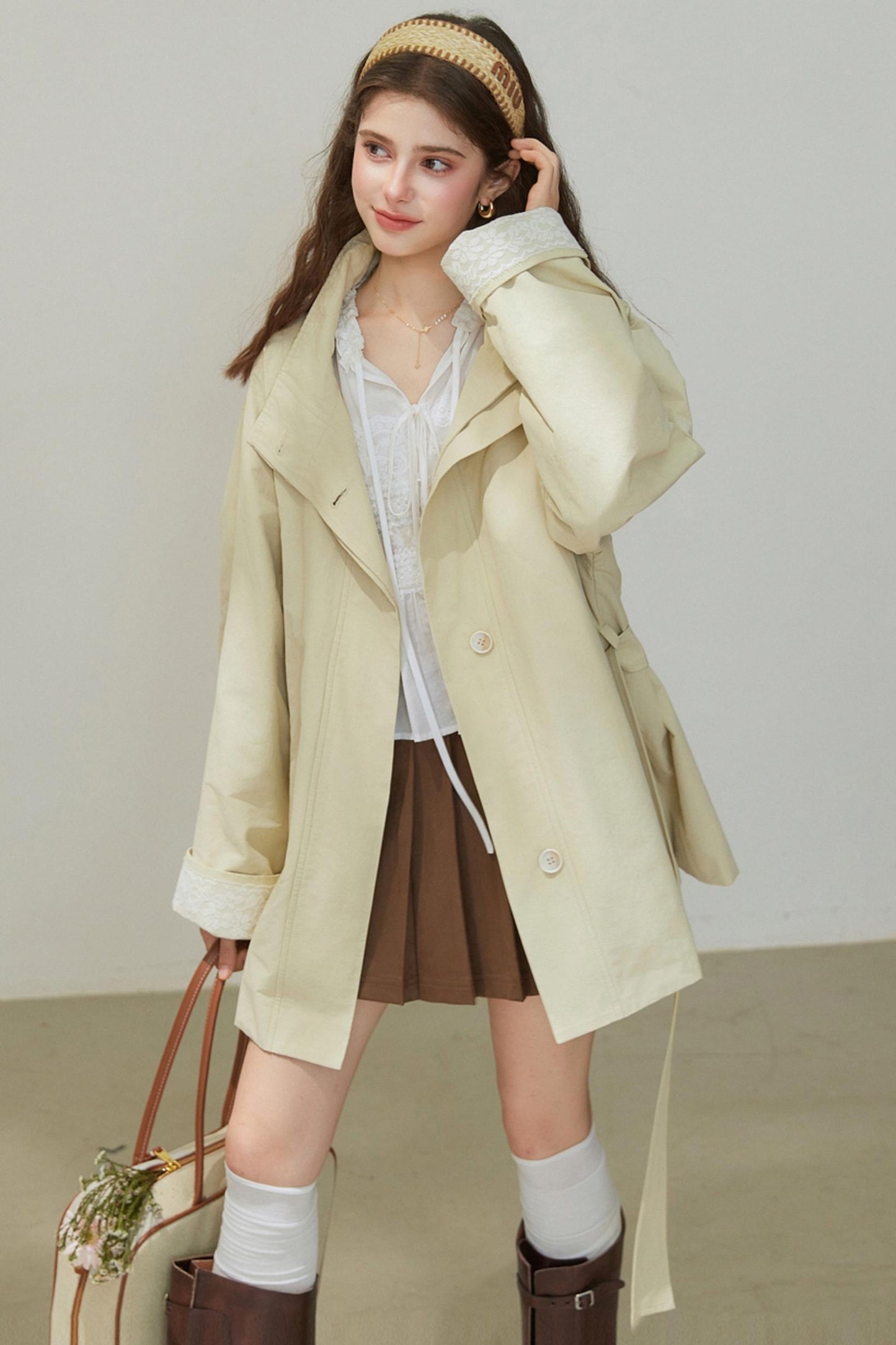 Autumn Silhouette Trench Coat