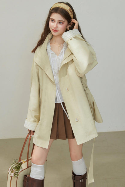 Autumn Silhouette Trench Coat