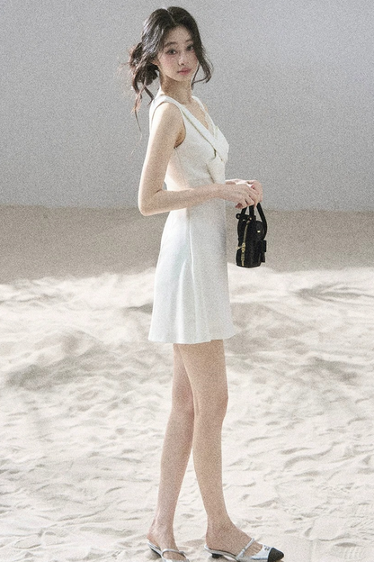 Moonlight Lace V-Neck Dress Set-Up