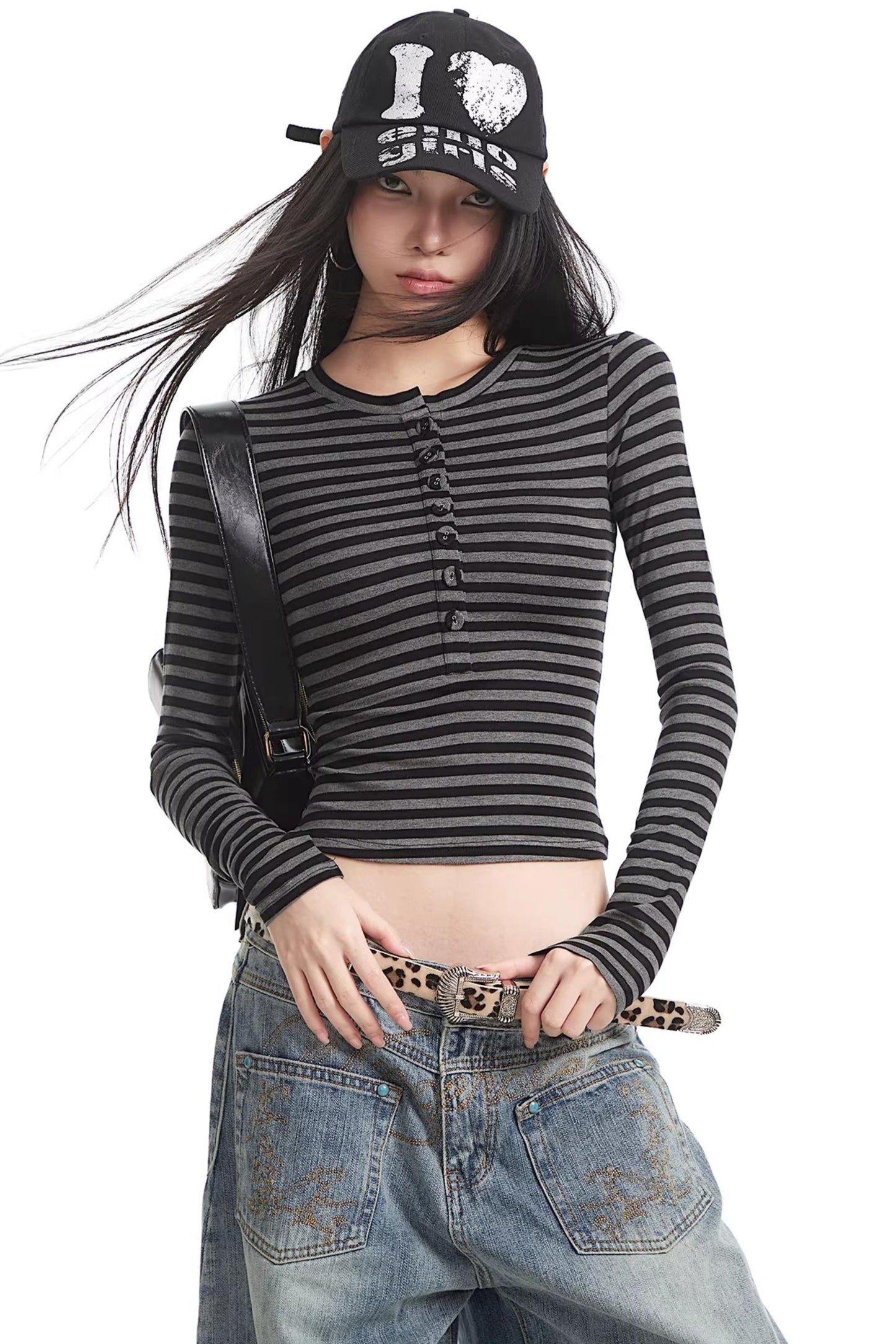 Spicy Girl Striped Slim Sweater