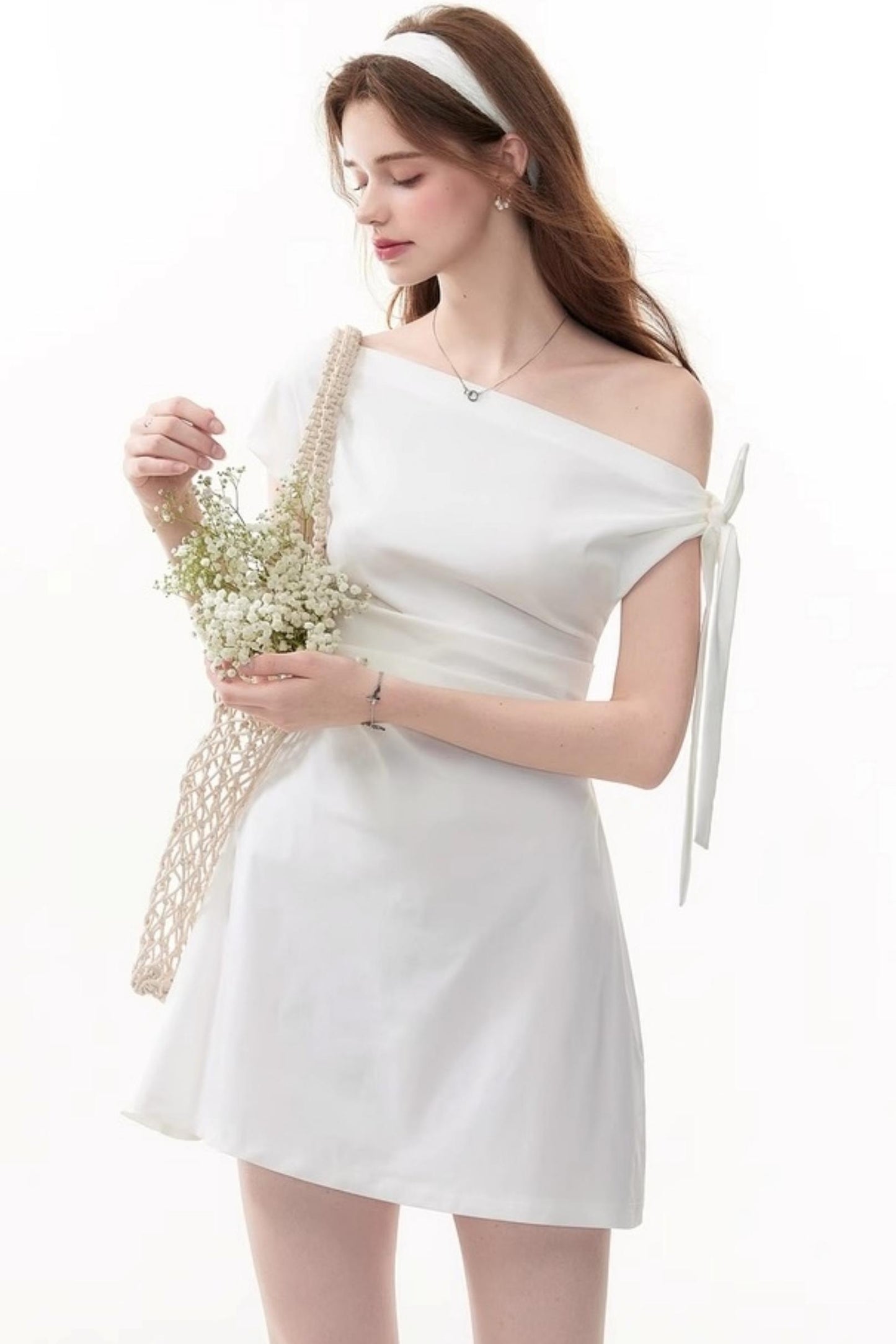 Summer White A-Line Dress