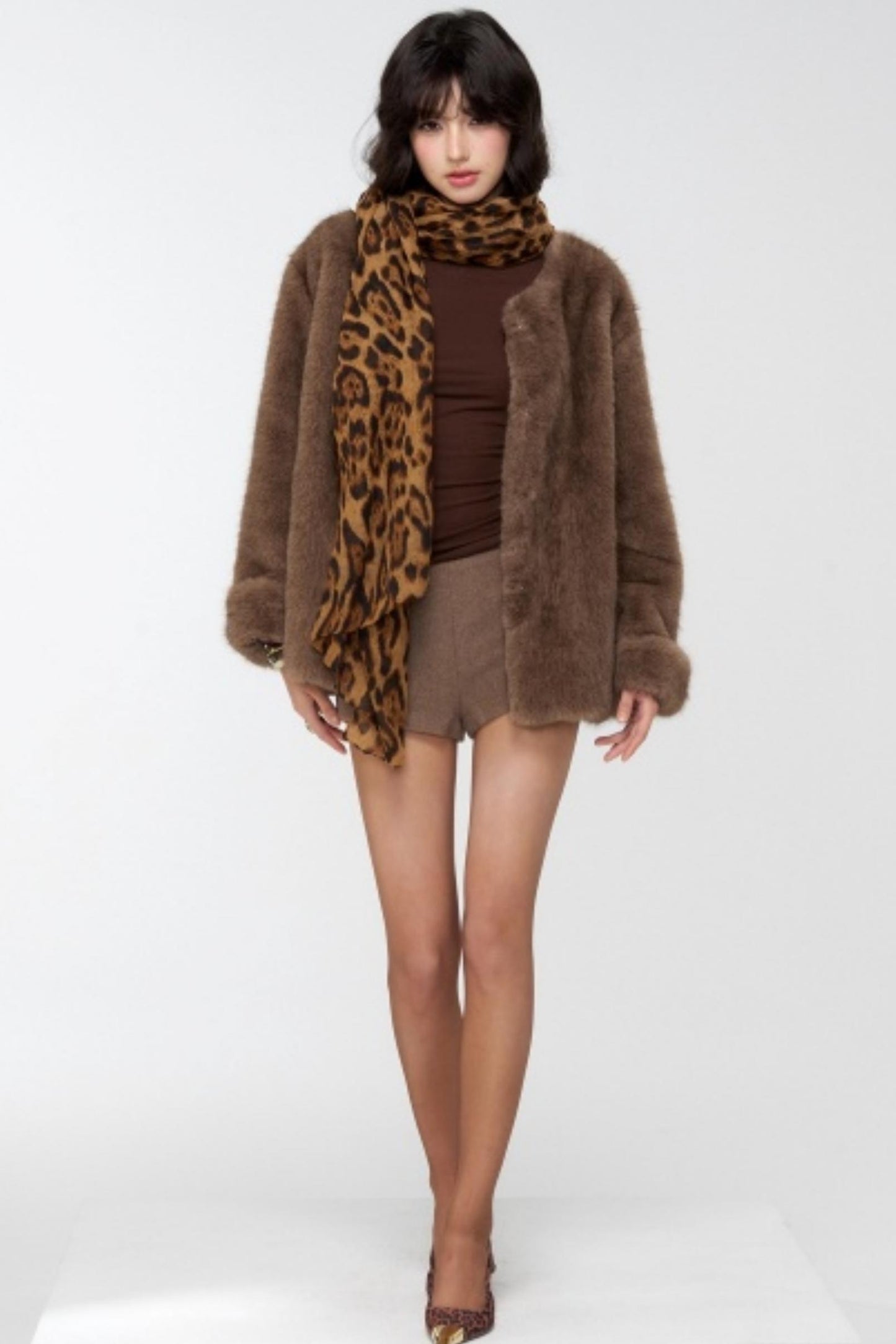 Slavic Aesthetics Fur-Cuffed Jacket