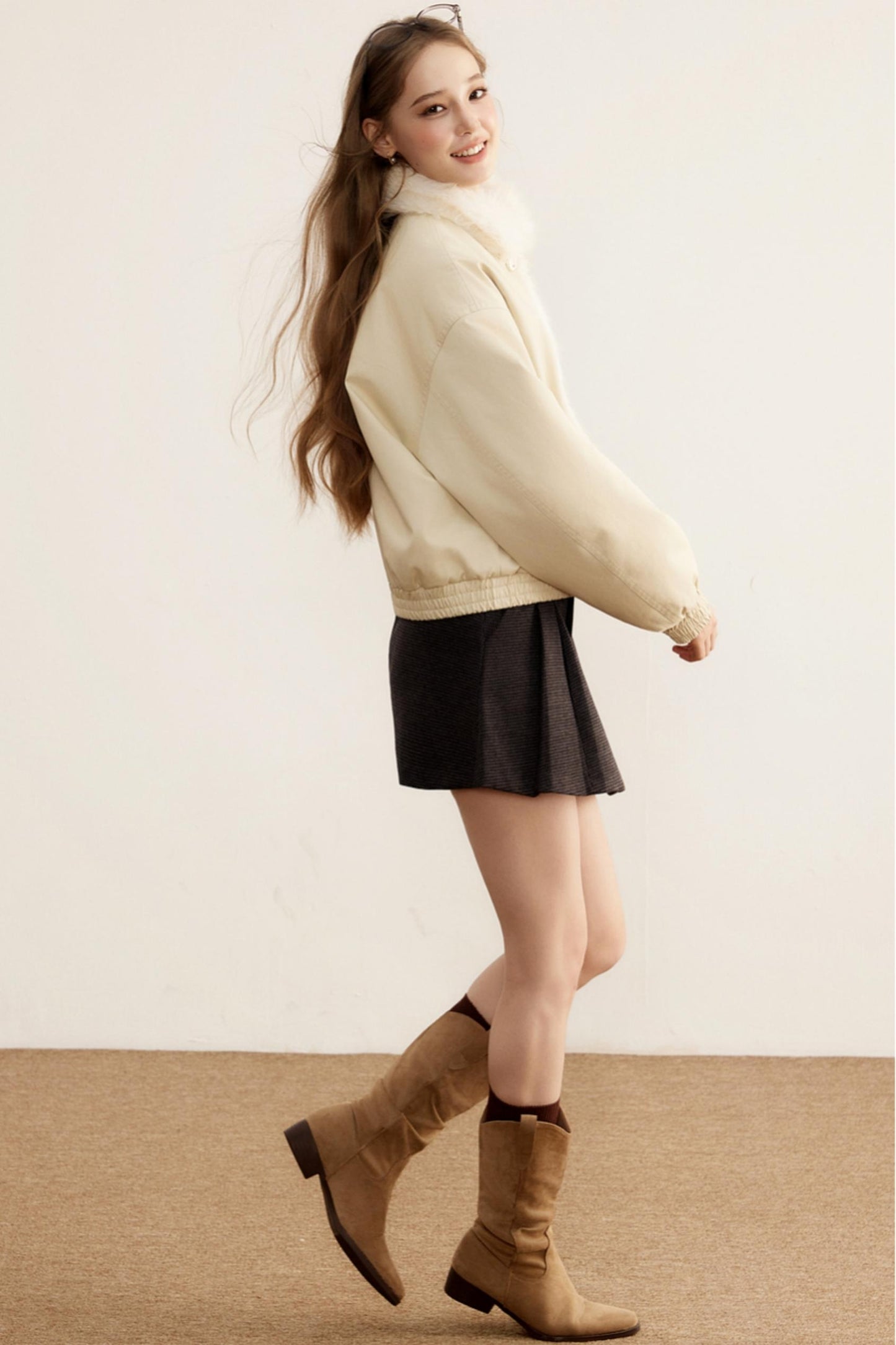 Winter Cocoon Furry Coat