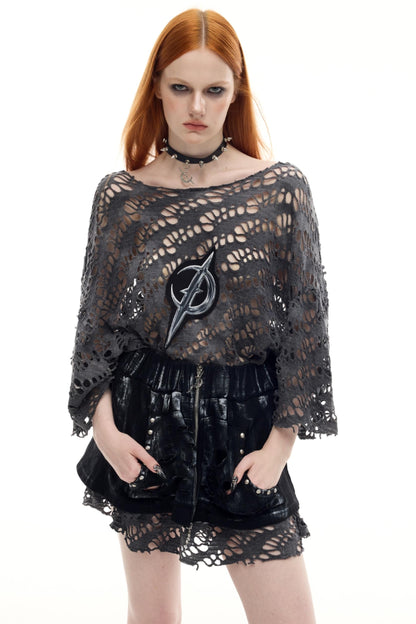 Moon Patch Hole T-Shirt