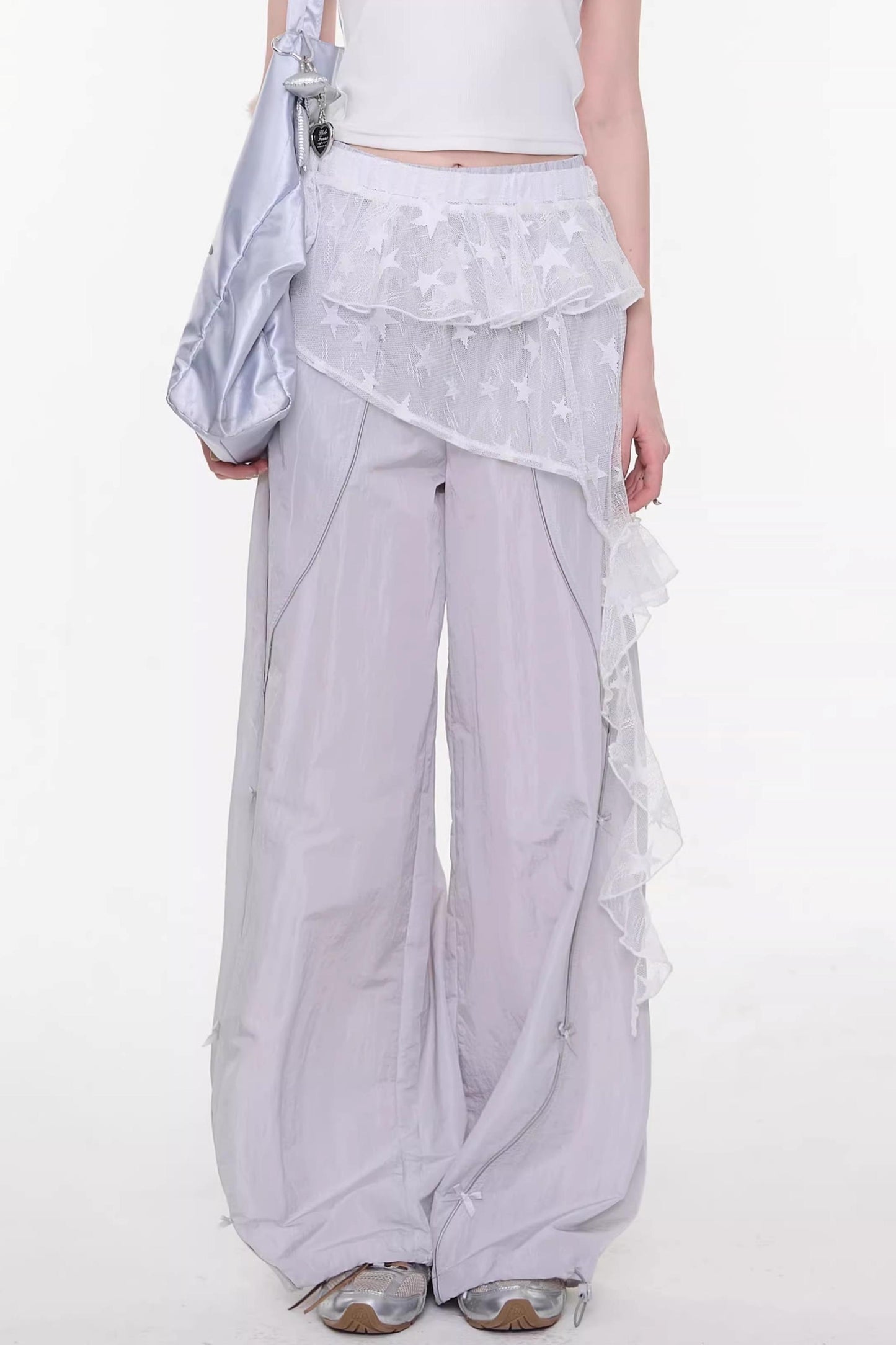 Star Lace Layered Skirt