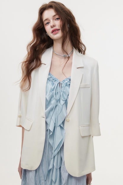 Halter Neck Ruffle Summer Dress