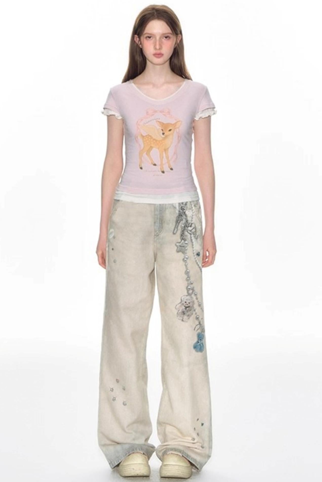 Sweet Summer V-Neck T-Shirt