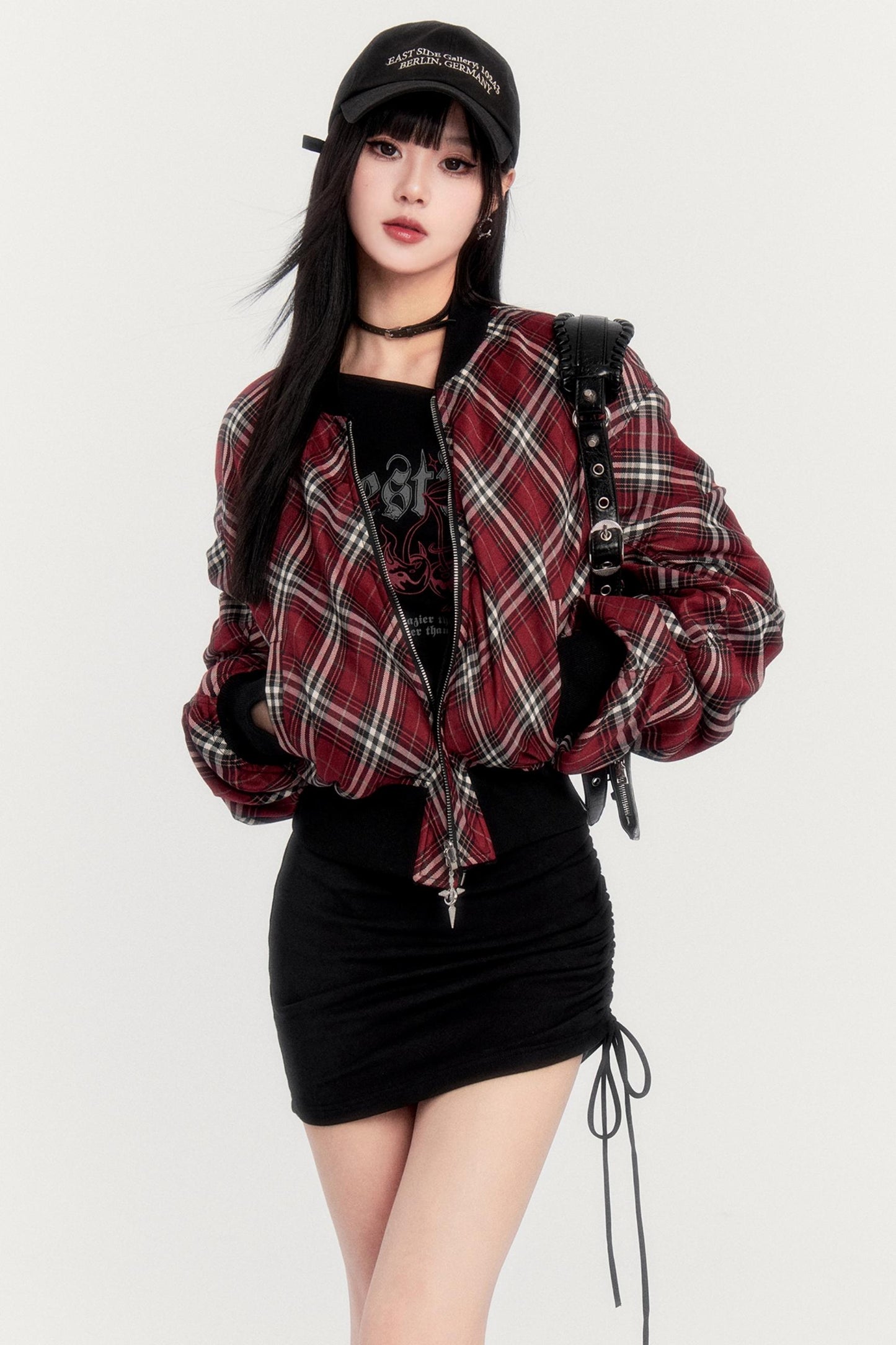 Reversible Plaid Plush Jacket