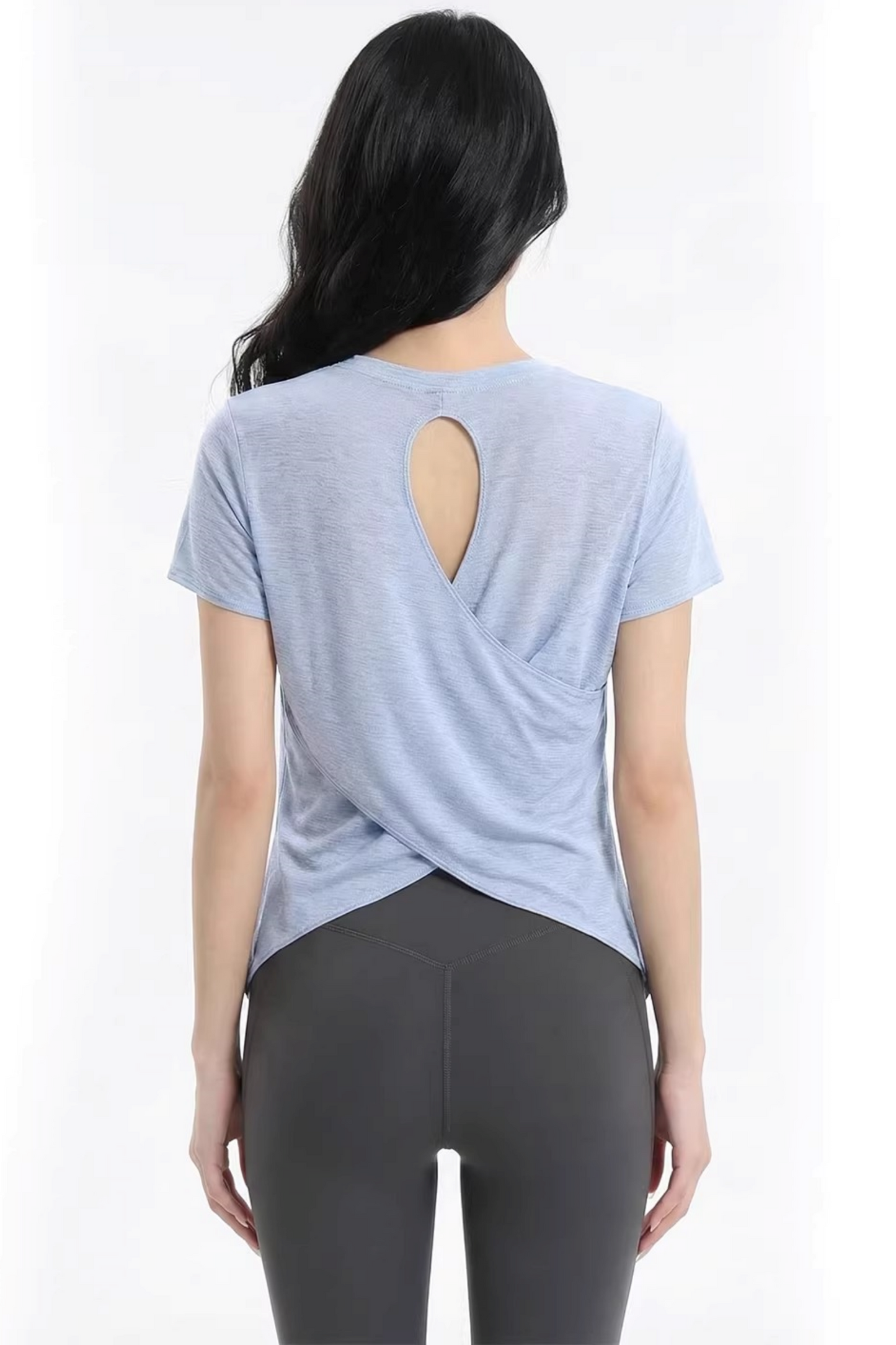 Top Yoga con Schiena Cut-Out