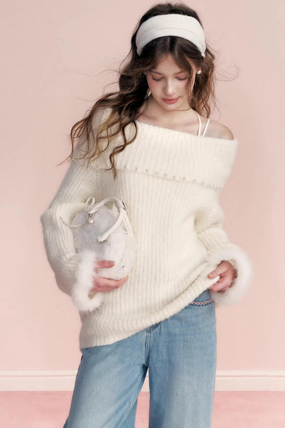 Winter Romance Pearl Sweater