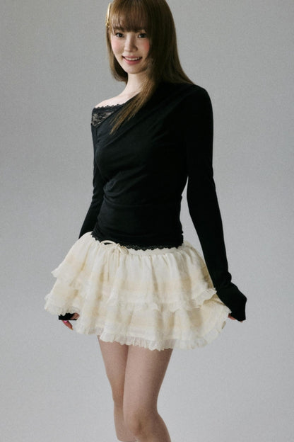 Elegant Sheer T-Shirt