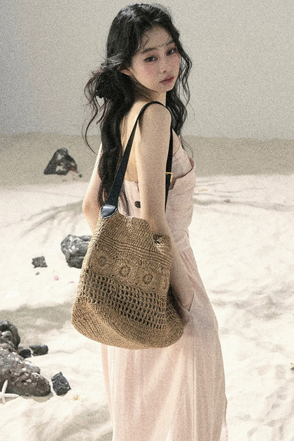 Cloud-Like Strapless Summer Dress