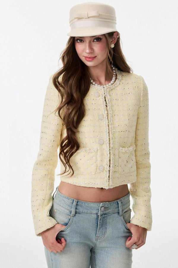 Yellow Fashion Suit High-End Jacket Set-Up