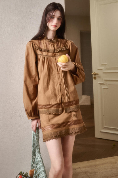 Small World Natural Cotton Skirt Set-Up