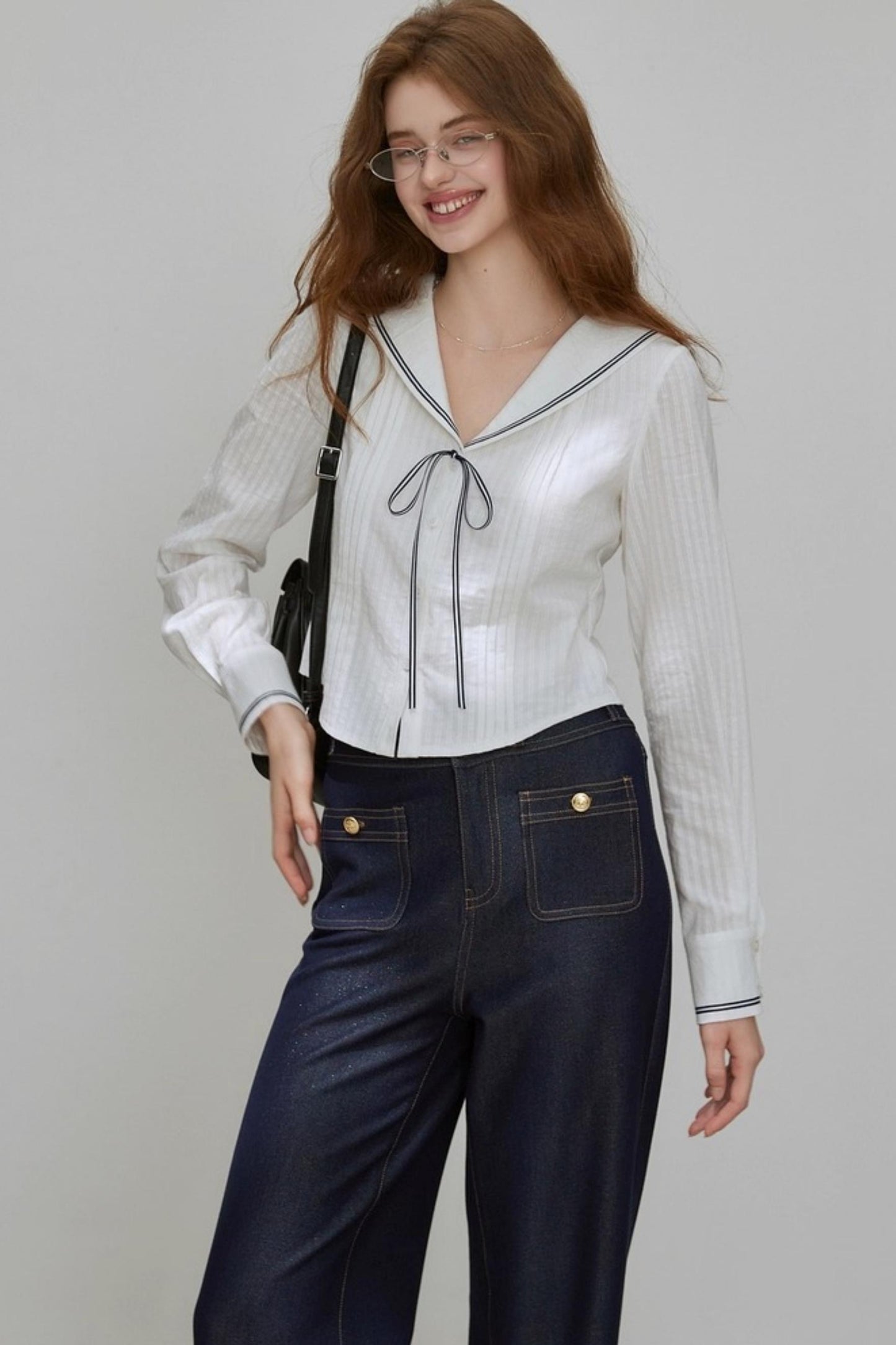 Basic Thin Maritime Casual Shirt