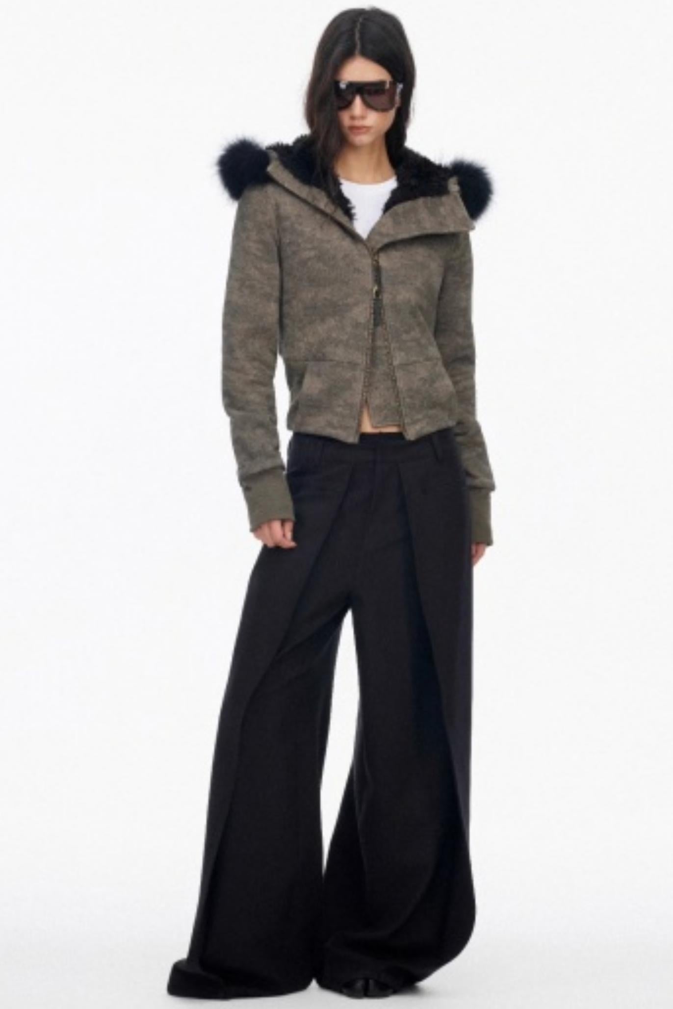 Luxury Pleated Draped Pants