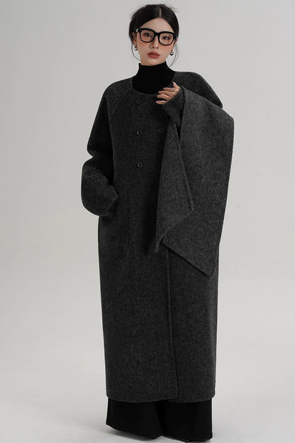 Reversible Woolen Wool Coat