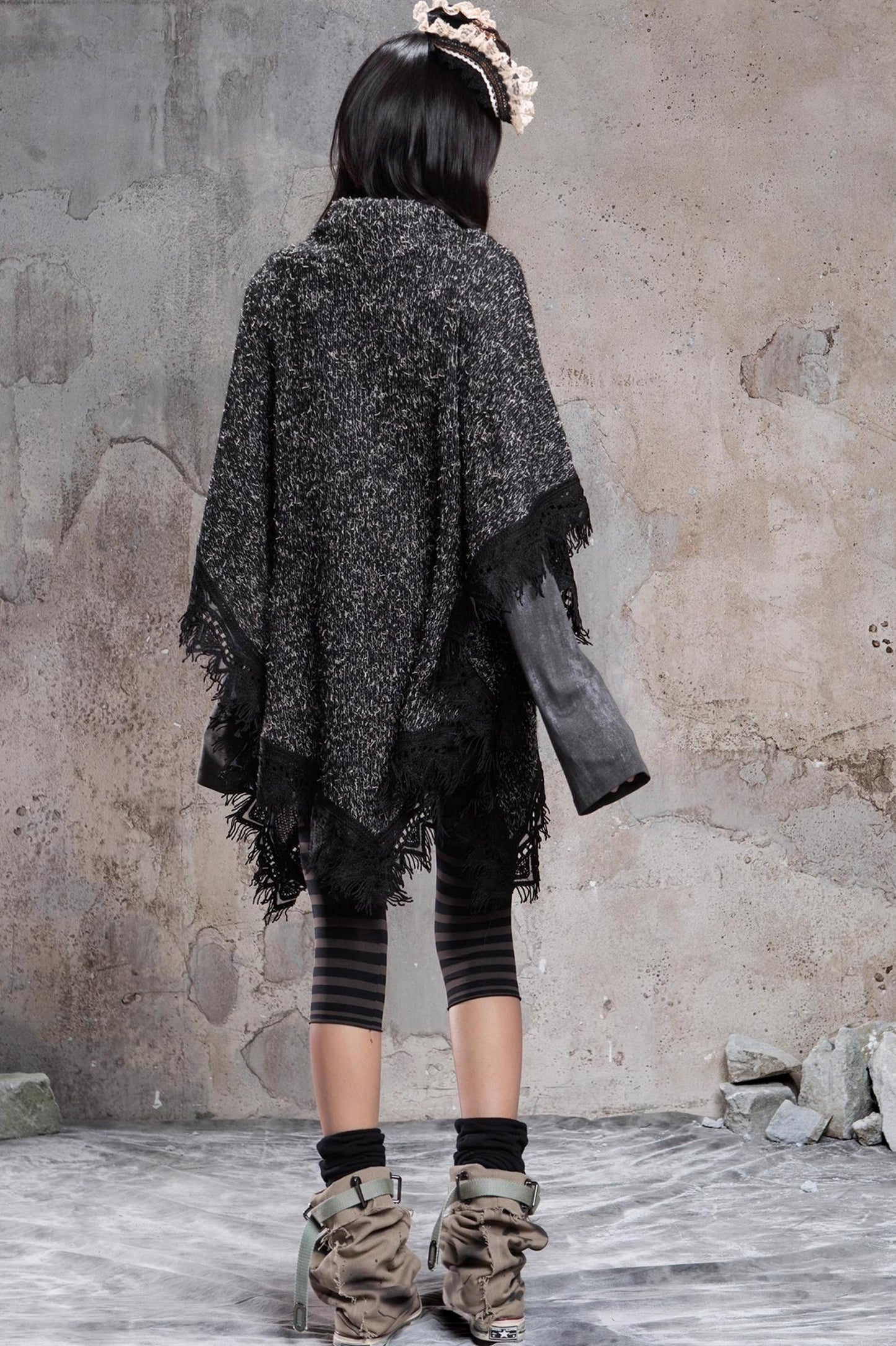 Retro Punk Cross Cloak