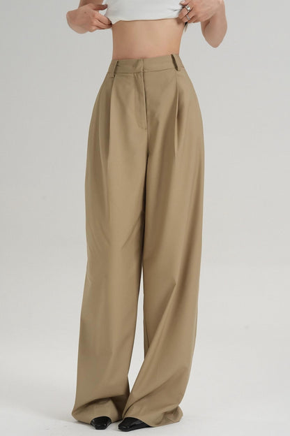 Straight-Leg Trousers