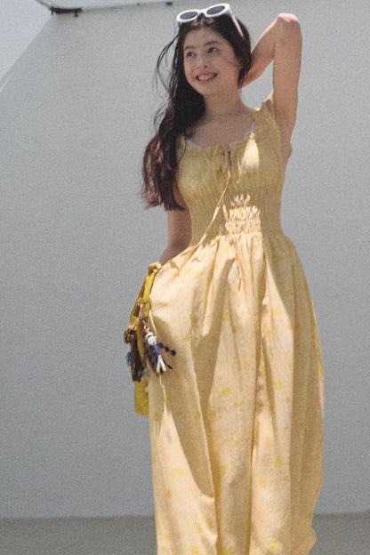 Bubbling Soda Printed Slip Dress