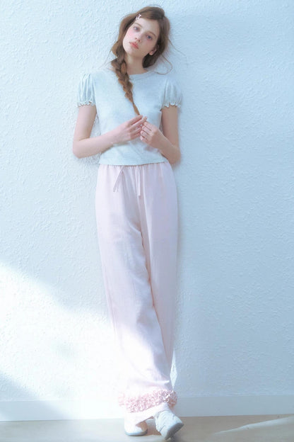 Linen Bow Cami & Lace Set-Up