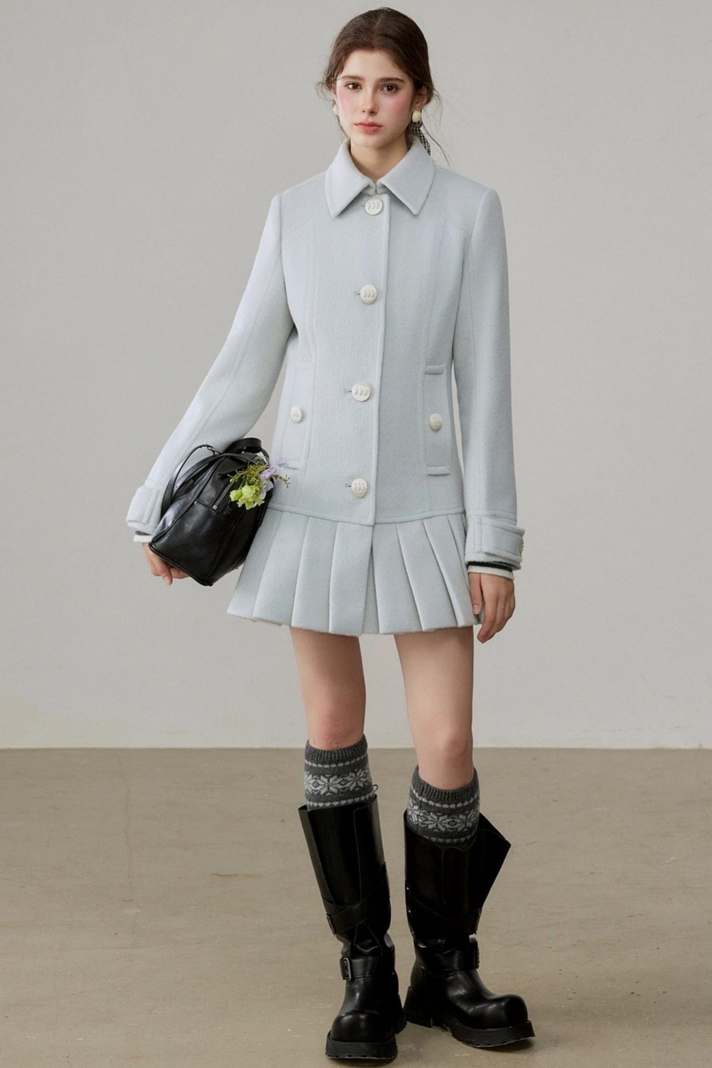 Winter Lapel Woolen Coat