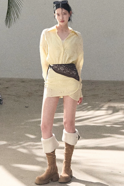 Jacquard Silk Dress Scarf Set