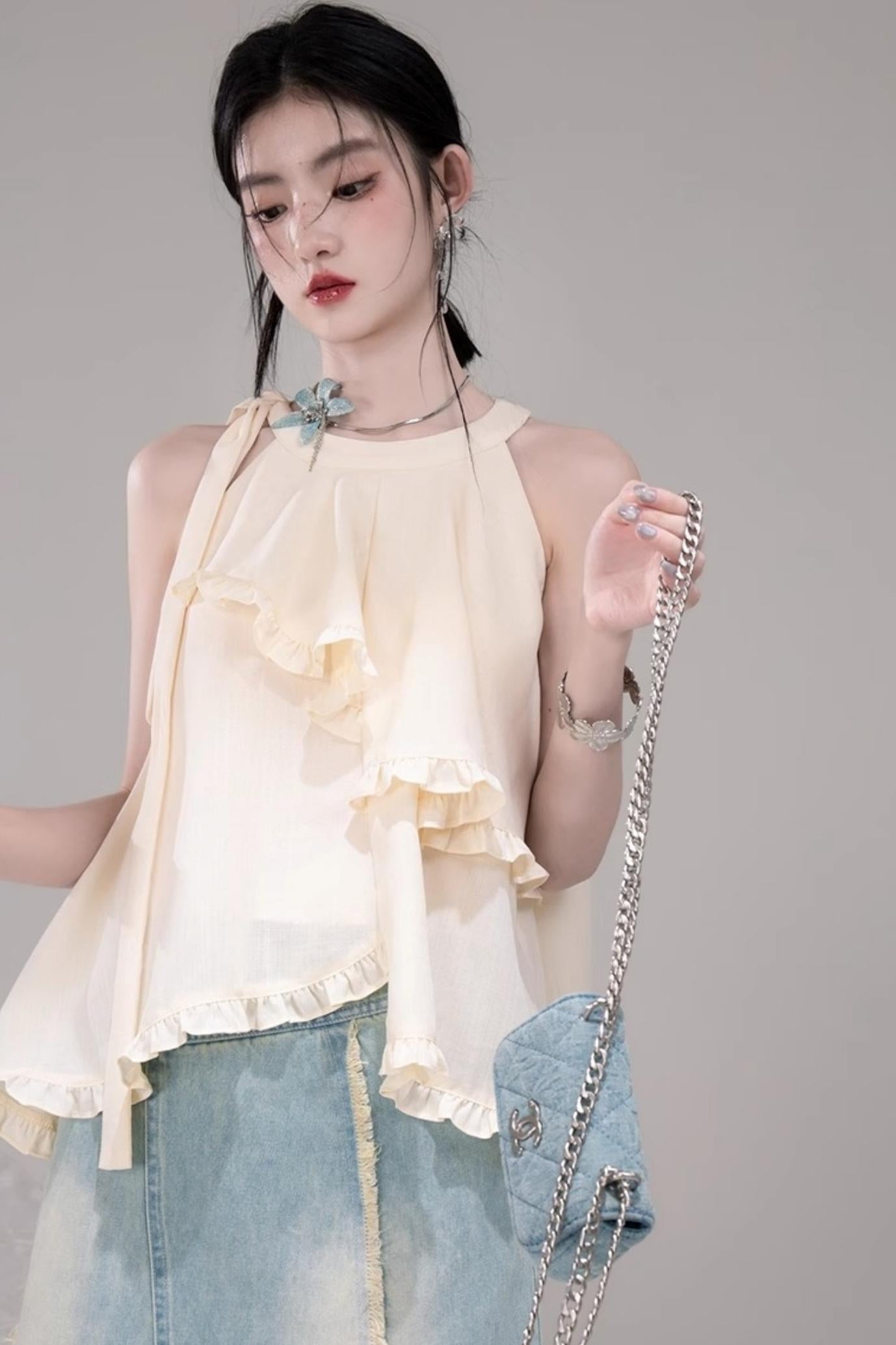 Chill Apricot Ruffle Set-Up