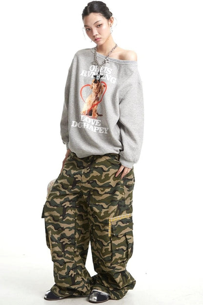 Vintage Lazy Sweatshirt