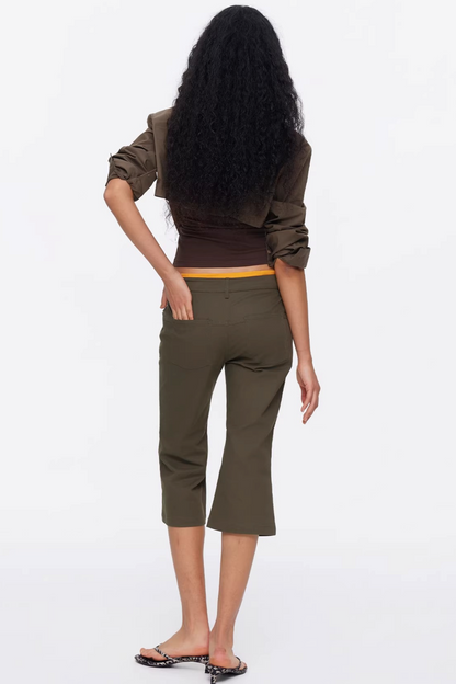 Vintage Exposed Seam Flared Jeans