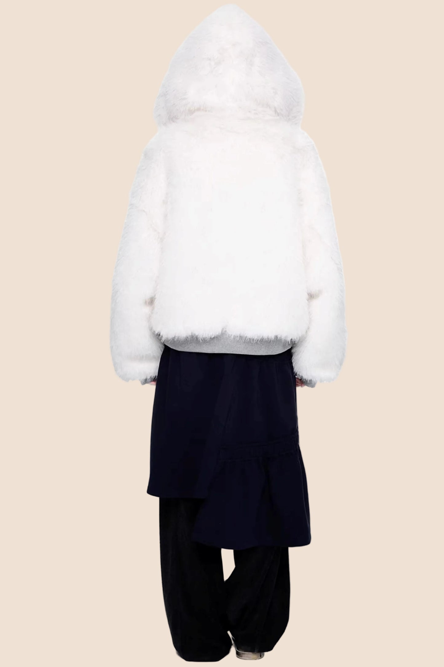 Reversible Furry Cotton Jacket