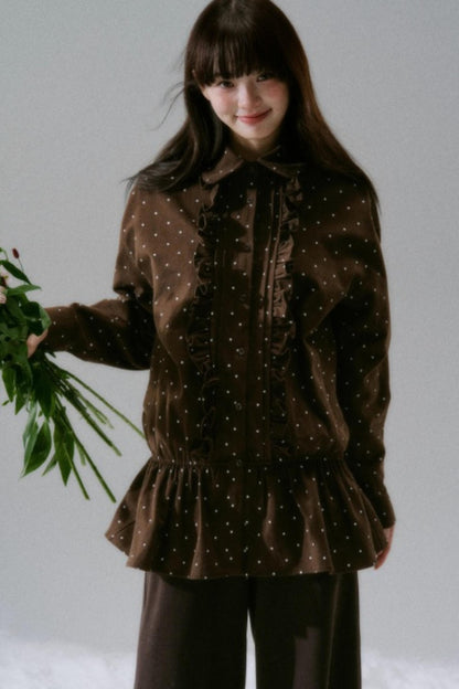 Polka Dot Twill Shirt